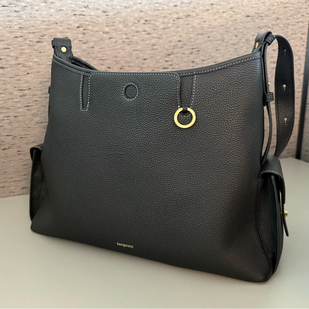 Songmont Medium Yore Hobo in Pebbled Onyx 🖤 Offers Encouraged 🤓 - Picture 6 of 15